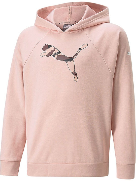 PUMA Hanorac Copii cu Glugă Roz Modern Sports