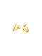 Milkwhite Logo Earrings Yellow