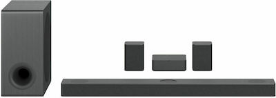 LG S80QR Soundbar 620W 5.1 mit Kabelloser Subwoofer und Fernbedienung Schwarz