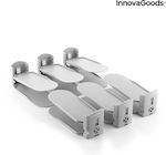 InnovaGoods Plastic Storage Case for Shoes in Gray Color 6pcs