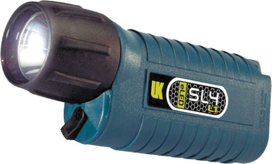 UK Kinetics UK SL4 ELED Φακός Κατάδυσης με Φωτεινότητα 400lm για Βάθος έως 190m Μπλε