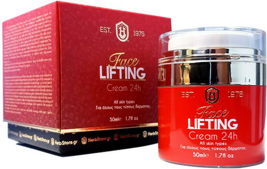 Herbstore Face Lifting 24ωρη Κρέμα Προσώπου για Ενυδάτωση, Αντιγήρανση & Σύσφιξη με Κάνναβη 50ml