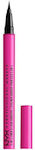 Nyx Professional Makeup Liner & Lash Adhesive Waterproof Eye Liner Pen 1ml