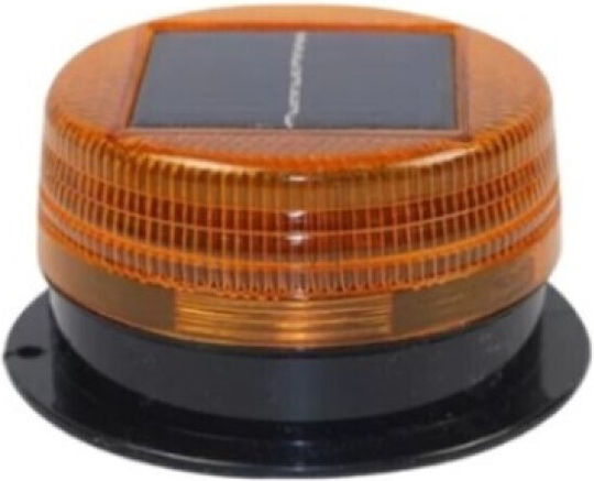 Far Auto Solar LED cu Iluminare Portocalie