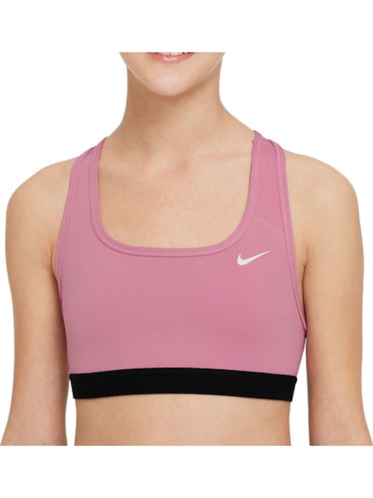 Nike Swoosh Παιδικό Μπουστάκι Dri-Fit Ροζ