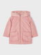 Kids' Casual Jacket Short Double Sided with Hood Pink