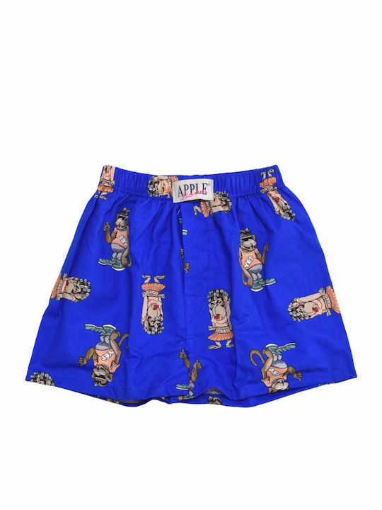 Apple Boxer Kinder-Boxershorts Blau