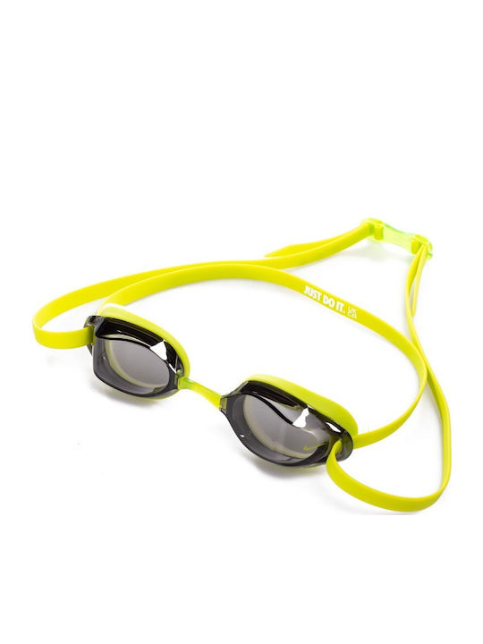 Nike Women's Legacy Swimming Goggles Adults Yellow