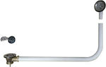 Βαλβίδα Λουτρού Ορειχάλκινη με Πλαστική Υπερχείλιση και Σωλήνα Φ23 23x54cm