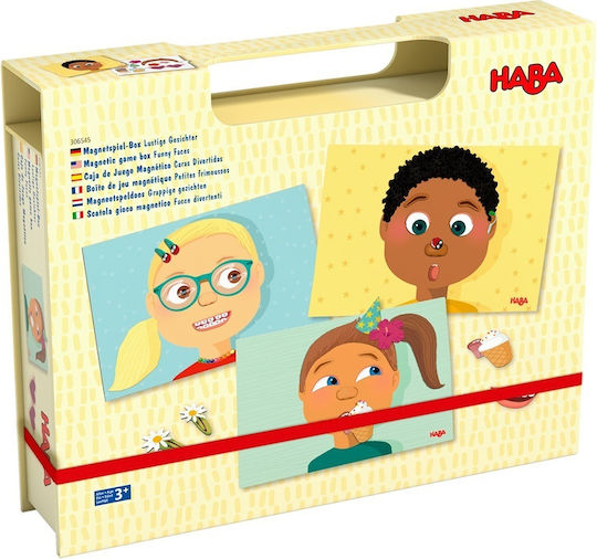 Haba Magnetic Construction Toy Funny Faces for Kids 3+ Years