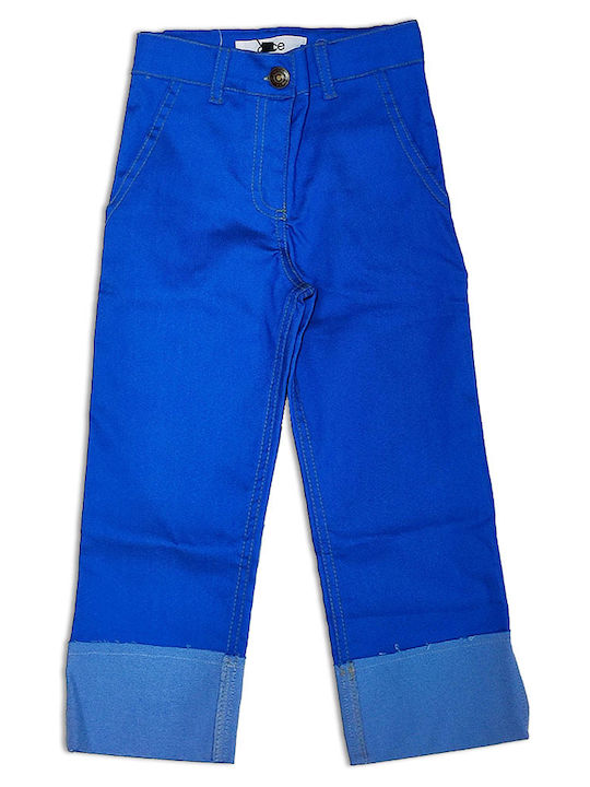 Children's pants blue Alice A16012 for girls (2-12 years)