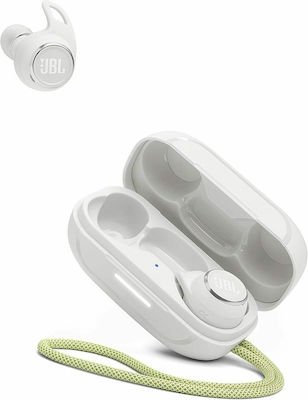 JBL Reflect Aero TWS In-ear Bluetooth Handsfree Ακουστικά με Αντοχή στον Ιδρώτα και Θήκη Φόρτισης Λευκά