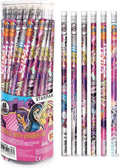 Innostat Barbie Pencil with Eraser (Μiscellaneous colours)
