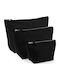 Set Toiletry Bag W540 in Black color 23cm