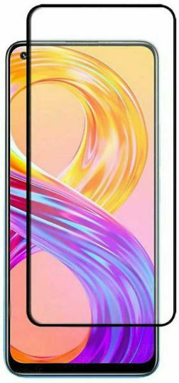 5D Full Glue Full Face Tempered Glass Μαύρο (Realme 8i)