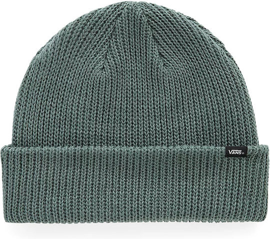 Core Basic Beanie Beanie with Rib Knit in Green color