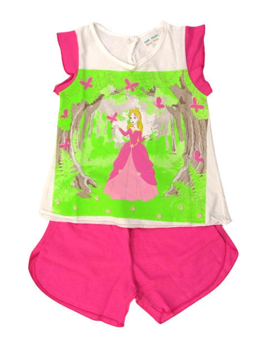 Pijama Baby Train Princess Fuchsia