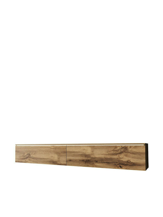TV Stand Wooden Dalia Plus with LED Lighting Be...