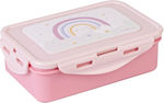 Saro Kids Lunch Plastic Box 0.55lt Pink