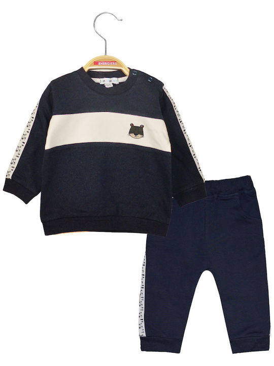 Energiers Kids Set with Pants Winter 2pcs Navy Blue