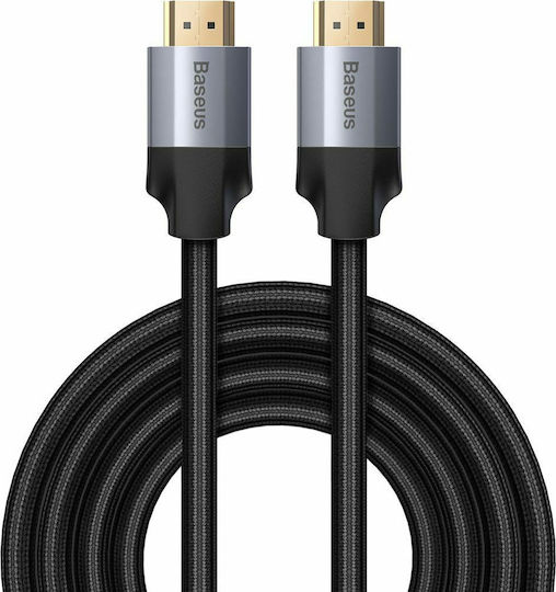 Baseus Enjoyment Geflochten Kabel HDMI-Stecker - HDMI-Stecker 1.5m Gray