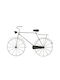 InTheBox Wall Decor Silhouette Tandem Deco Black Made of Metal 64.45x1x42.23cm