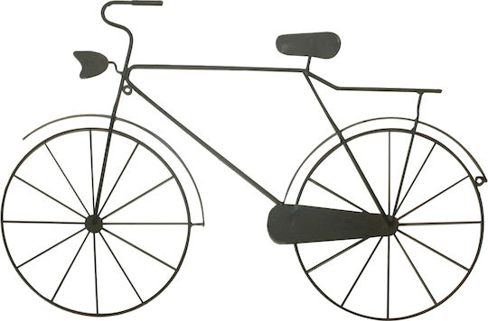 InTheBox Wall Decor Silhouette Tandem Deco Black Made of Metal 64.45x1x42.23cm