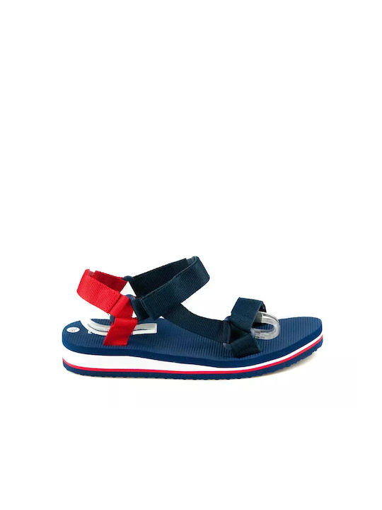 Lovett Sandals Blue Red