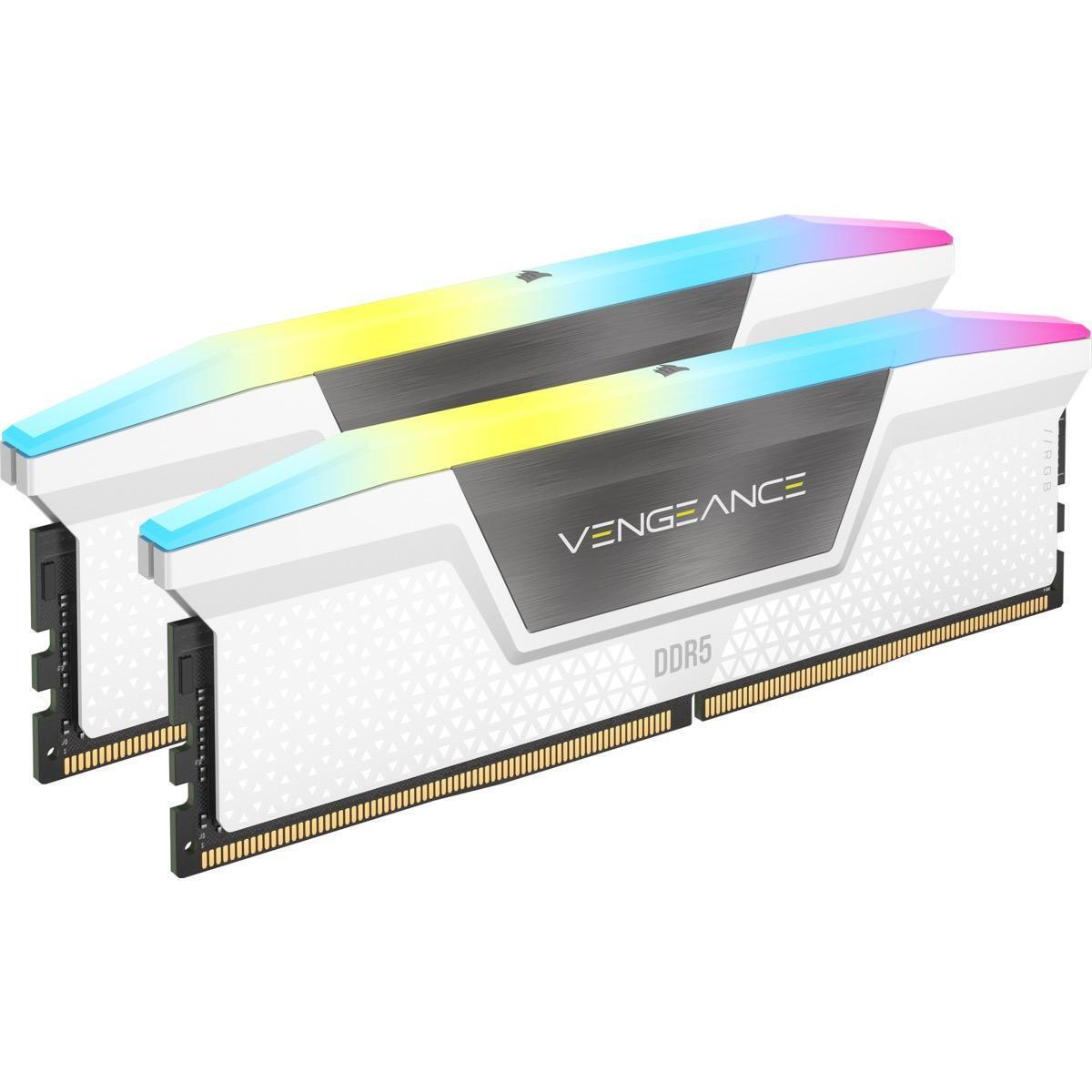 Corsair Vengeance RGB 32GB DDR5 RAM cu 2 module (2x16GB) și Viteză