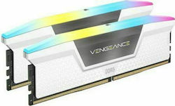 Corsair Vengeance RGB 32GB DDR5 RAM mit 2 Modulen (2x16GB) und Geschwindigkeit 5200 für Schreibtisch