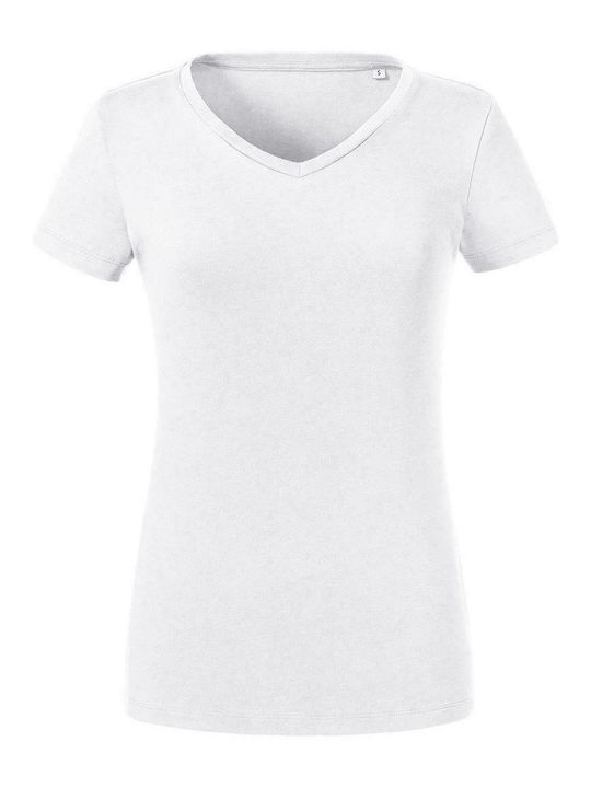 Russell Europe Werbe-T-Shirt in Weiß Farbe R-103F-30