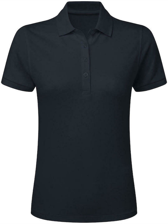 SG Polo Stretch Tagless Γυναικείο Διαφημιστικό T-shirt Κοντομάνικο σε Navy Μπλε Χρώμα