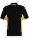 Kustom Kit KK475 Ανδρικό Διαφημιστικό T-shirt Κοντομάνικο Navy/Mid Yellow/White