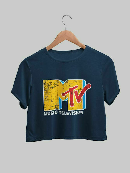 MTV crop top - NAVY