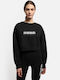 Cropped Hanorac pentru femei Negru