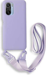 Bodycell Back Cover Silicon cu Curea Violet (Po...