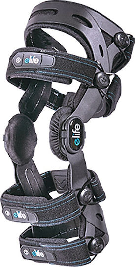 E-Life Bracing E-KN043 Kinnstütze Schiene Patellofemoral 4 Punkte Linke Seite in Gray Farbe
