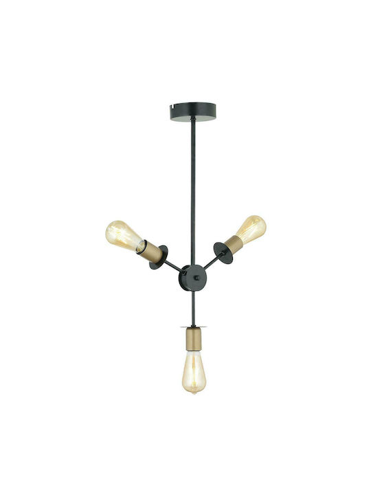 ArteLibre Aka Pendant Lamp 3xE27 Black