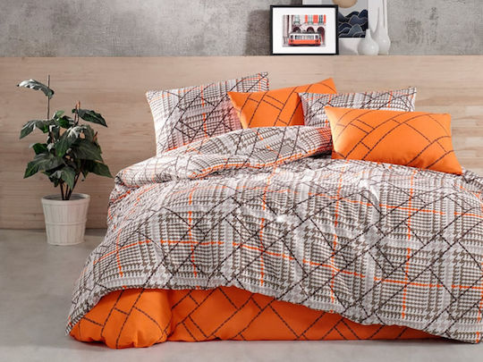 Mc Decor Sheet Sets Single 170x240cm. Felix Ora Brown 3pcs