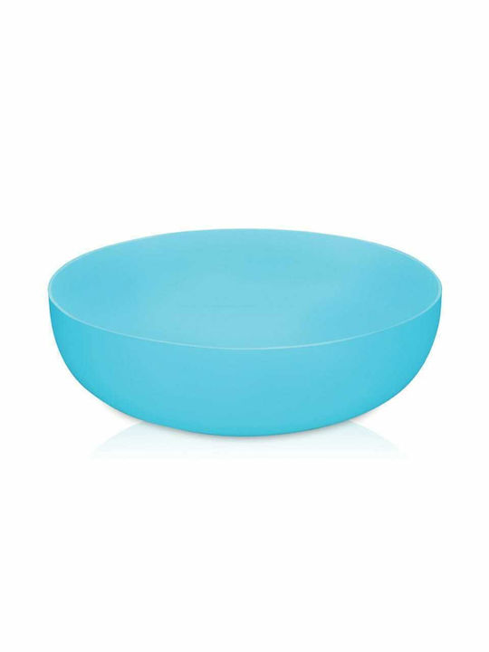 Viosarp Plastic Salad Bowl Blue 16x16x10cm