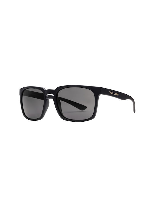 Volcom Sunglasses with Black Plastic Frame and Gray Polarized Lens VE01300102 0000