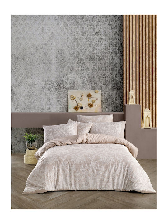 Mc Decor Sheet Sets Single 170x240cm. Ayla Beige 3pcs