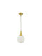 ArteLibre Dam Pendant Light Single-Light for Socket E27 White