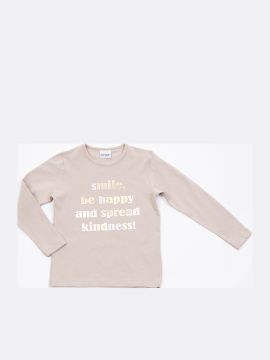 Trax Kids' Shirt Long Sleeve Beige