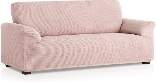 Mc Decor Delos Elastische Abdeckung für Zweisitziges Sofa Pink 130εκ. 1Stück MCL.EL.DHLOS.D ROZ