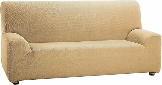 Mc Decor Tunez Elastic Cover for Two Seater Sofa Beige 130εκ. 1pcs MCL.EL.TUNEZ.DI-MPEZ