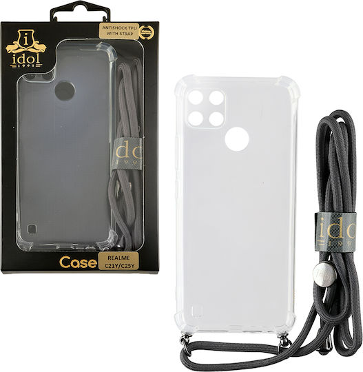 Idol 1991 Antishock Umschlag Rückseite Silikon mit Band Transparent (Galaxy A22 5G)