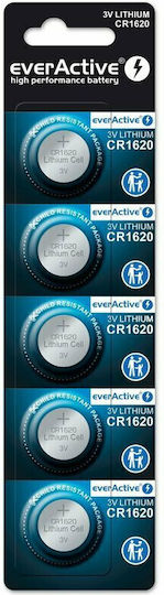 EverActive Batterien Lithium für Uhren CR1620 3V 5Stück