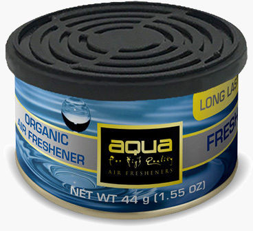 Aqua Car Air Freshener Can Console/Dashboard Organic Can Fresh 70gr 00-0