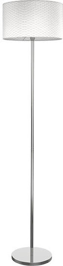 Elmark INES Floor Lamp H154cm. with Socket for Bulb E14 White